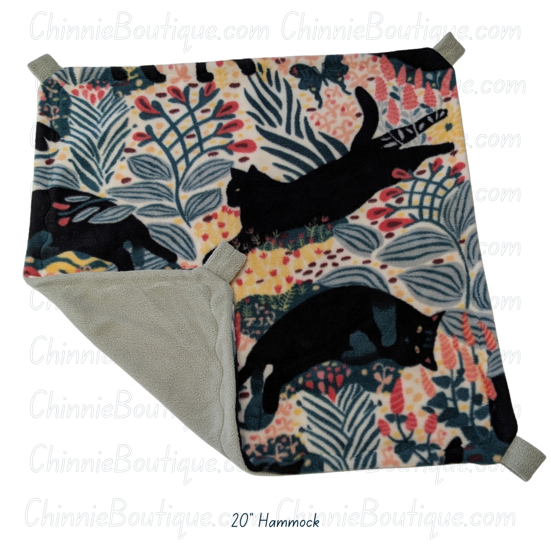 Nemo's 20" Fleece Hammock -Fluffy Familiars