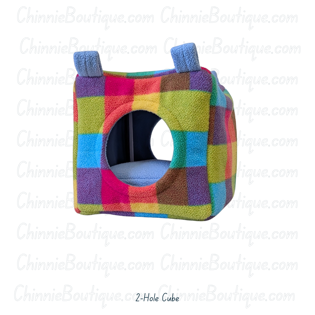 Rainbow Basic Fleece Cube ( 2 hole )