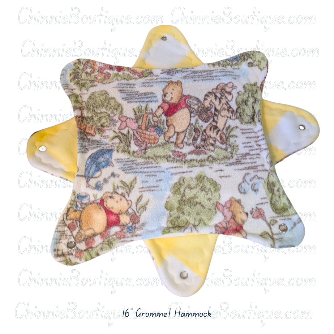 16" Breezy Pooh RECLAIMED Grommet  Hammock