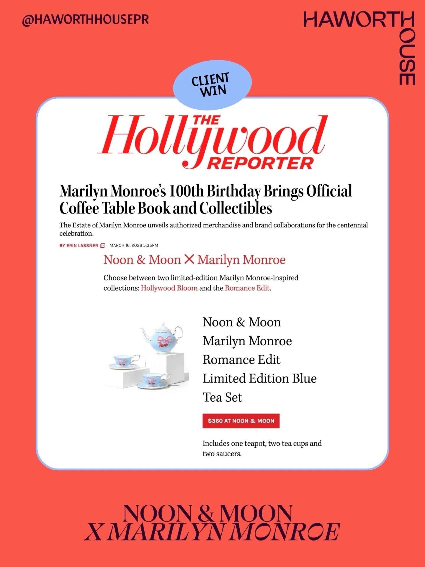 @noon.and.moon in @hollywoodreporter