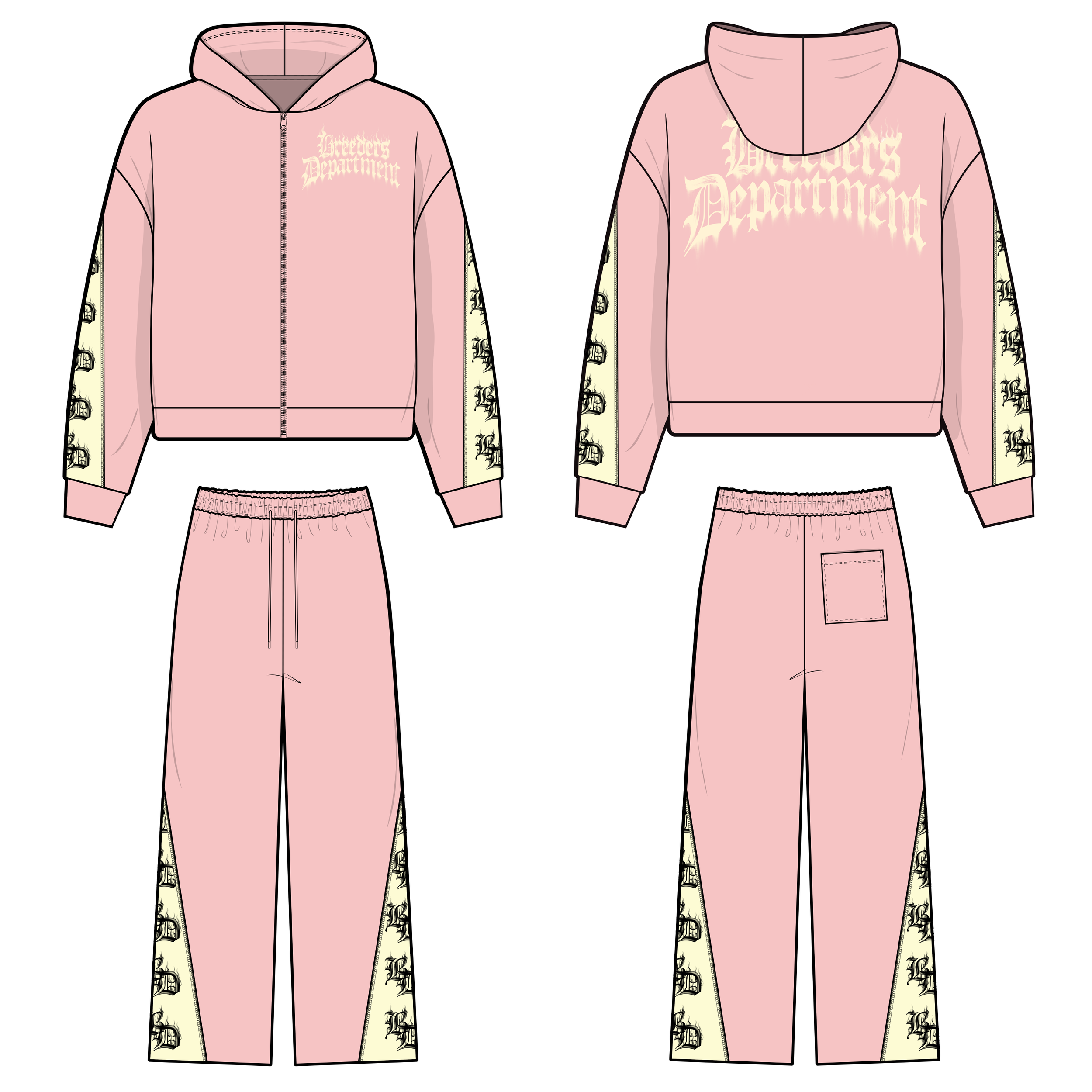 BREEDERS nylon track suit set.png