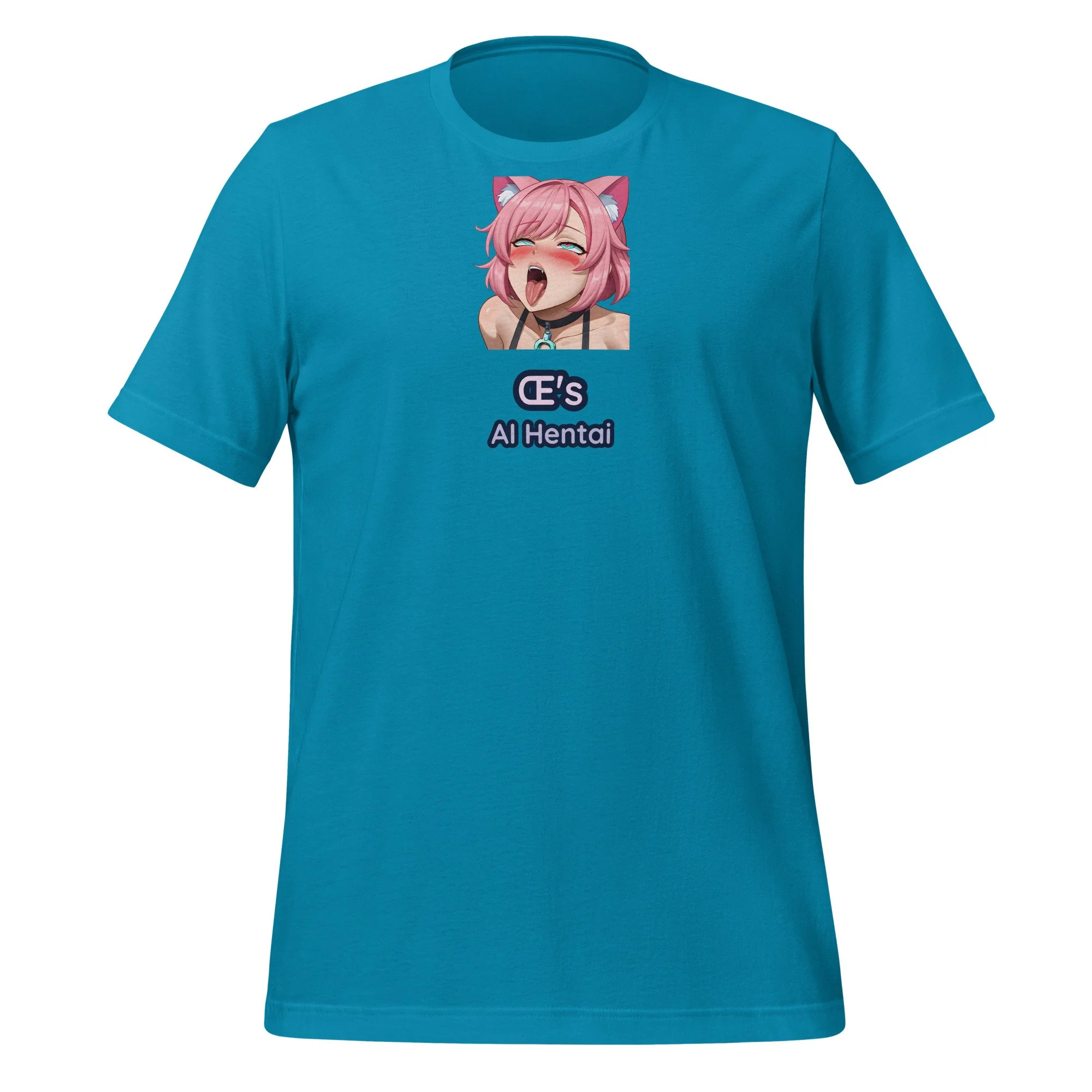 Aqua-Marine Anime Waifu T-Shirt