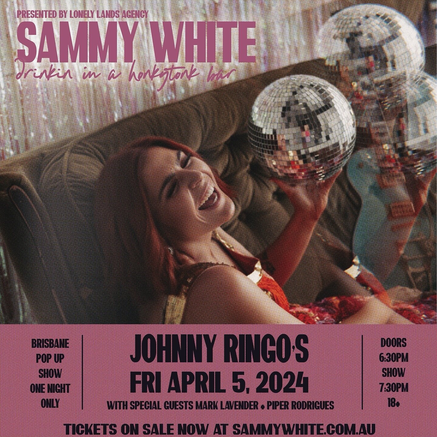 Brissy! You&rsquo;ve been asking for it 🫶🏻🫶🏻

Do you down your drinks in a honkytonk bar??? I do! And me + my band are bringing our razzle dazzle live show to Brisbane&rsquo;s stand out country bar, Johnny Ringos! Fresh from CMC Rocks QLD and our