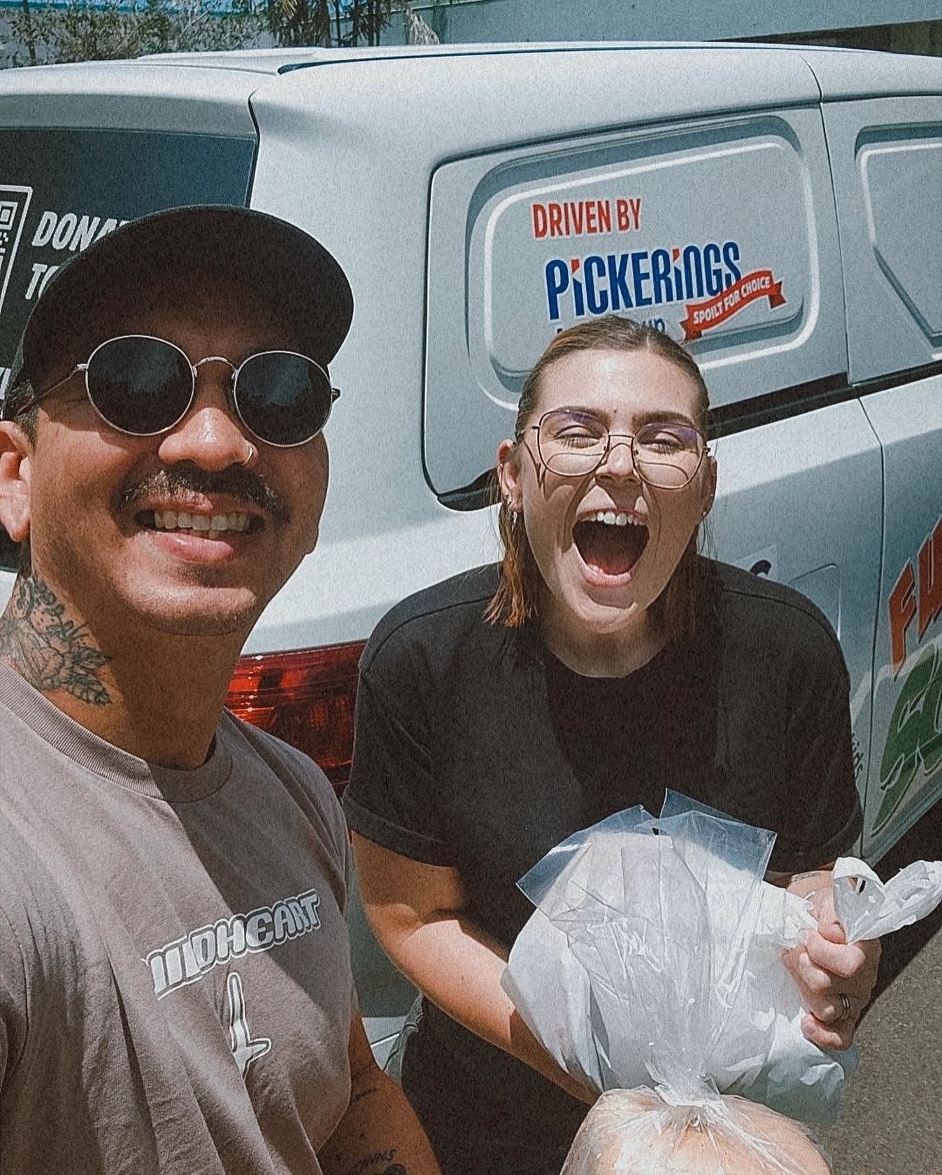 Spent time with my fellow donut lover @fimdrums this week, delivering goodies to Townsville schools with @fuelforschools ✨ thanks for having us!