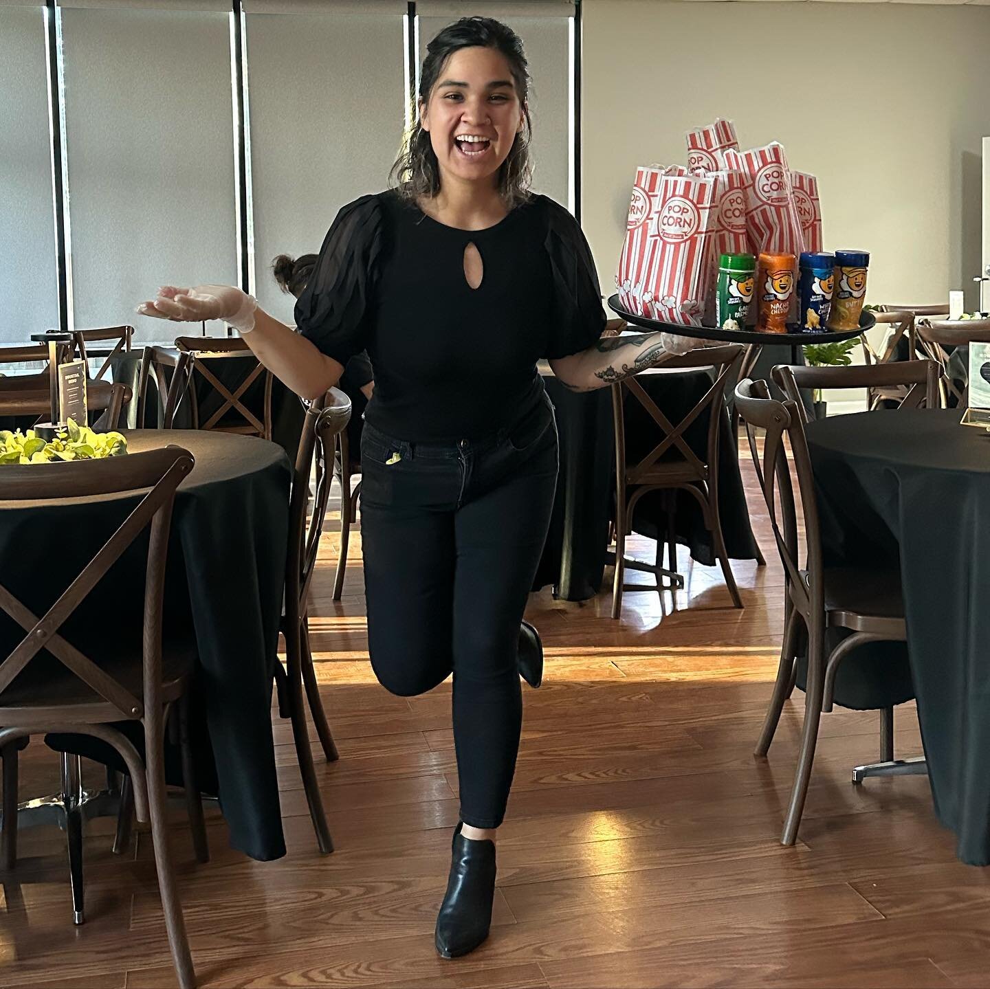 What&rsquo;s poppin&rsquo;? Who wants some popcorn! 🍿

The popcorn machine has been the perfect venue rental add on. Add a few seasonings and it&rsquo;s a party!