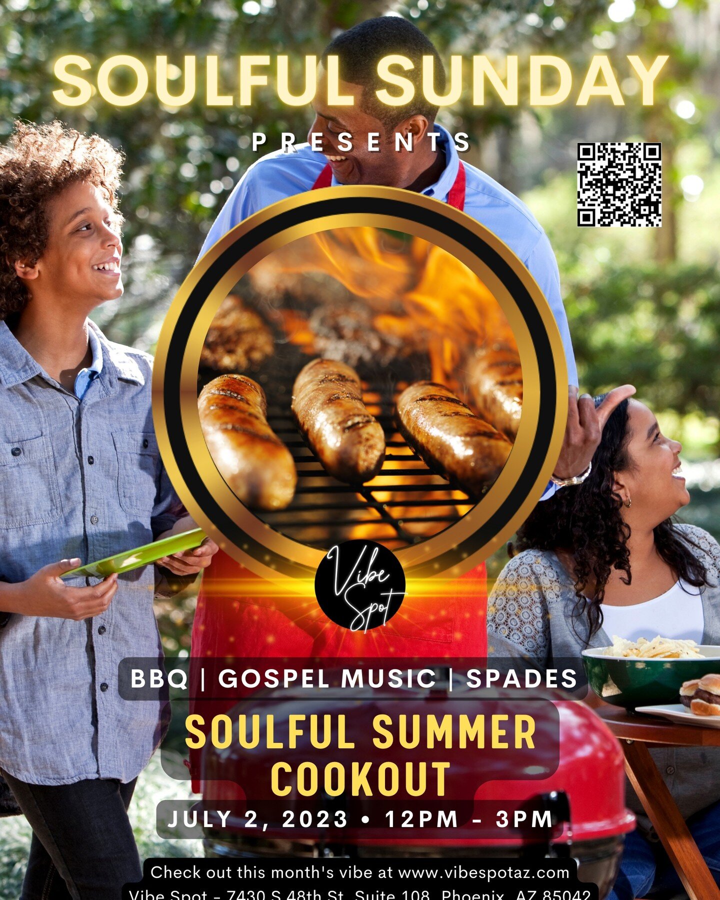 Soulful Sunday is back this Sunday! We've got @grilltoyoubarbecue on the grill and @therealdjprivate with the jams. I also heard a rumor that you were personally challenged to a game of spades 👀. Come through and vibe with us this weekend.