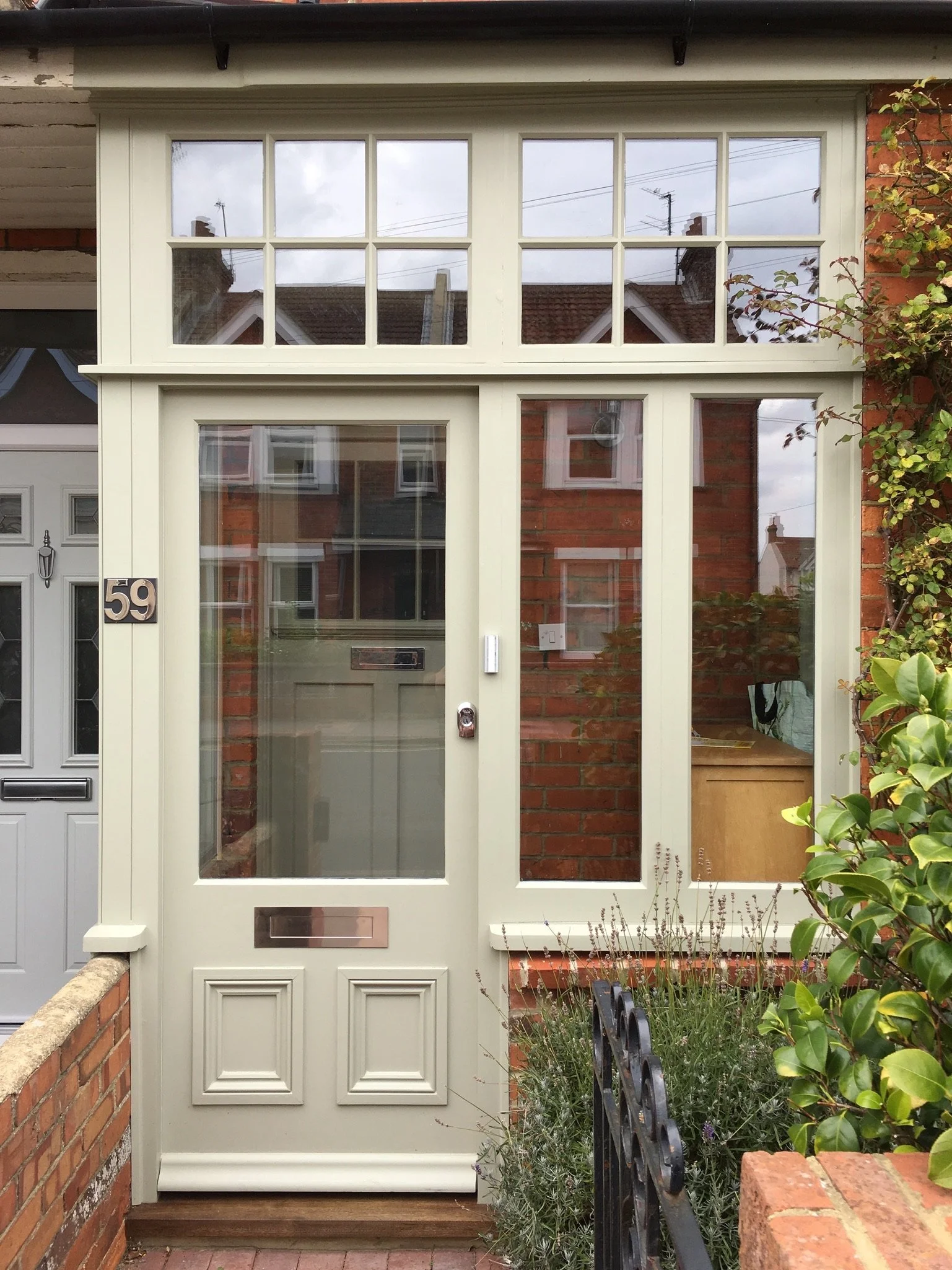 Glazed front door and screen