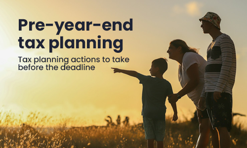 Pre-year-end tax planning