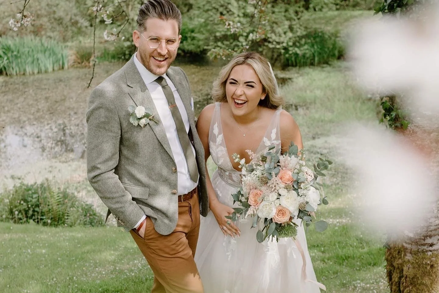 blush brides bouquet