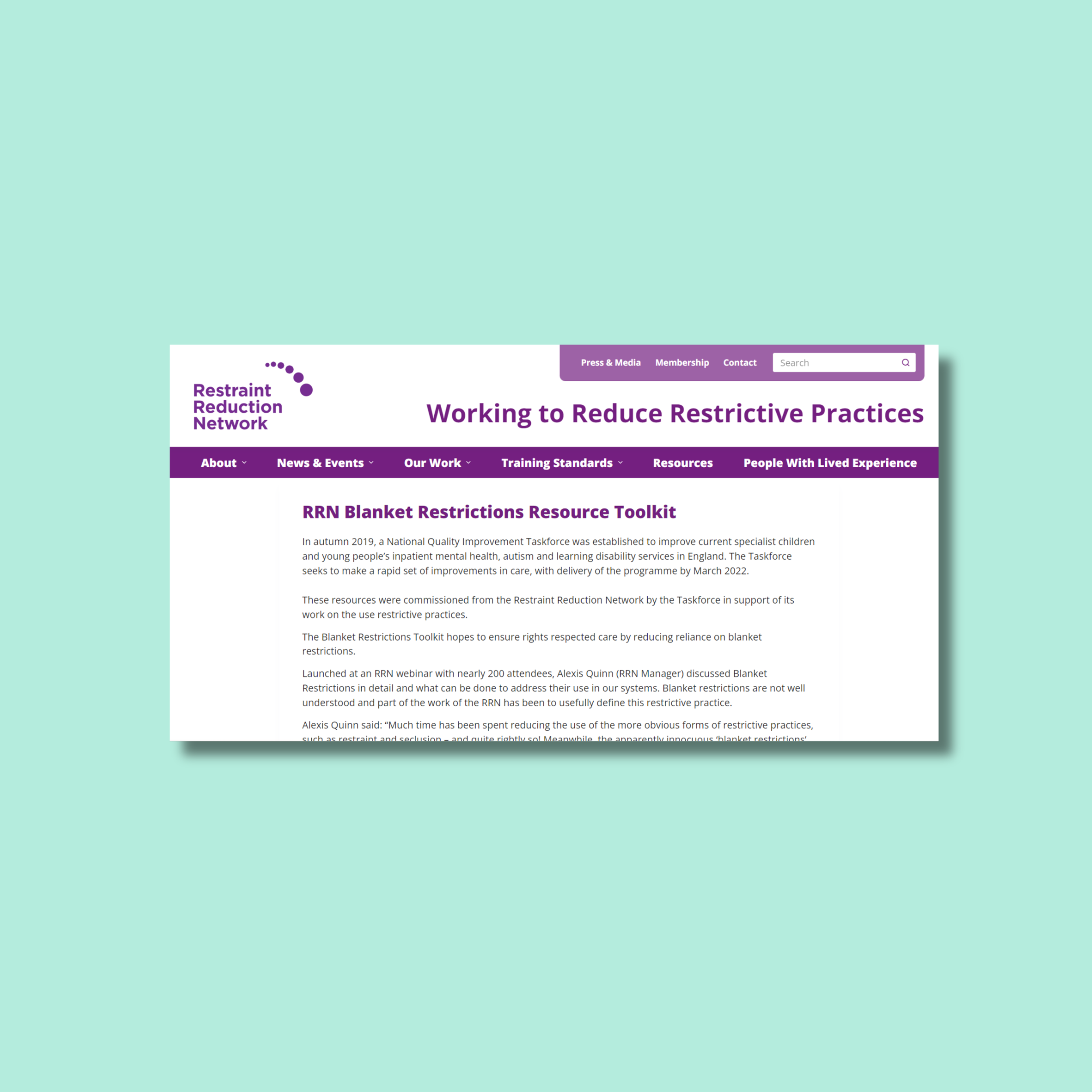 Restraint Reduction Network launches Blanket Restrictions Toolkit in partnership with National Quality Improvement Taskforce.png