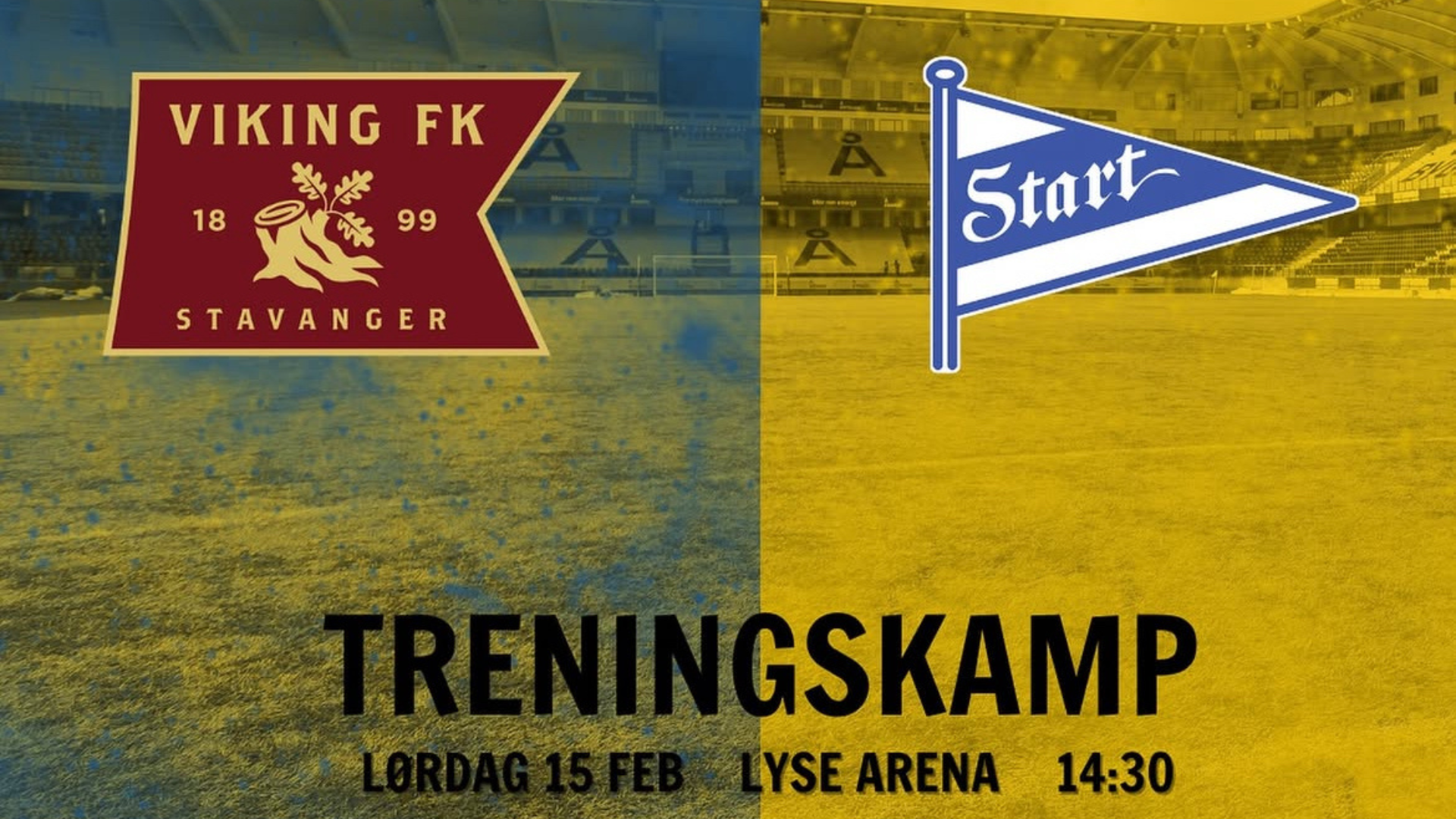 Treningskamp mot Viking lørdag