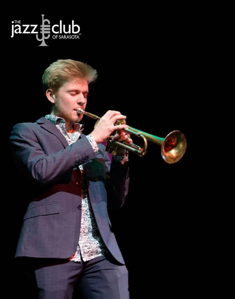 Strategic plan - cover of young mail playing trumpet