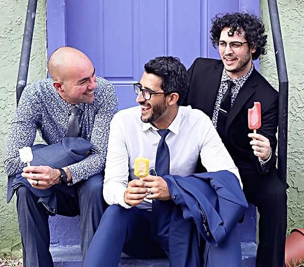 La Lucha enjoying some ice cream