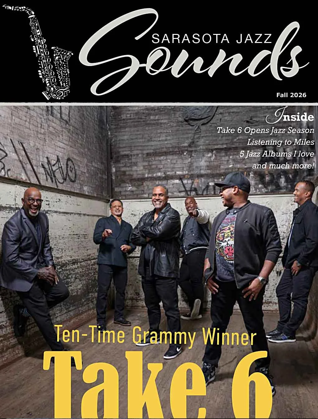  Sarasota Jazz Sounds Magazine - Fall 2026 