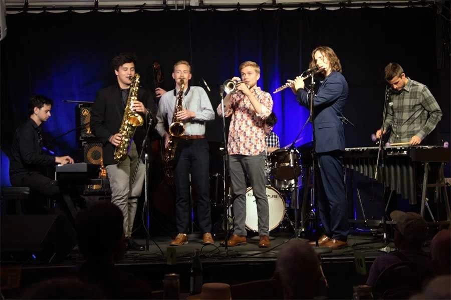 Scholarship winners perform