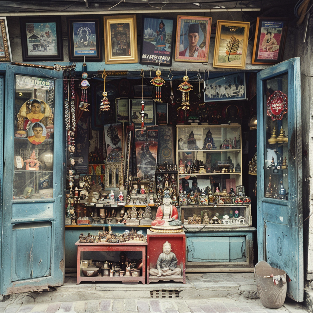 Thamel souvenir shop