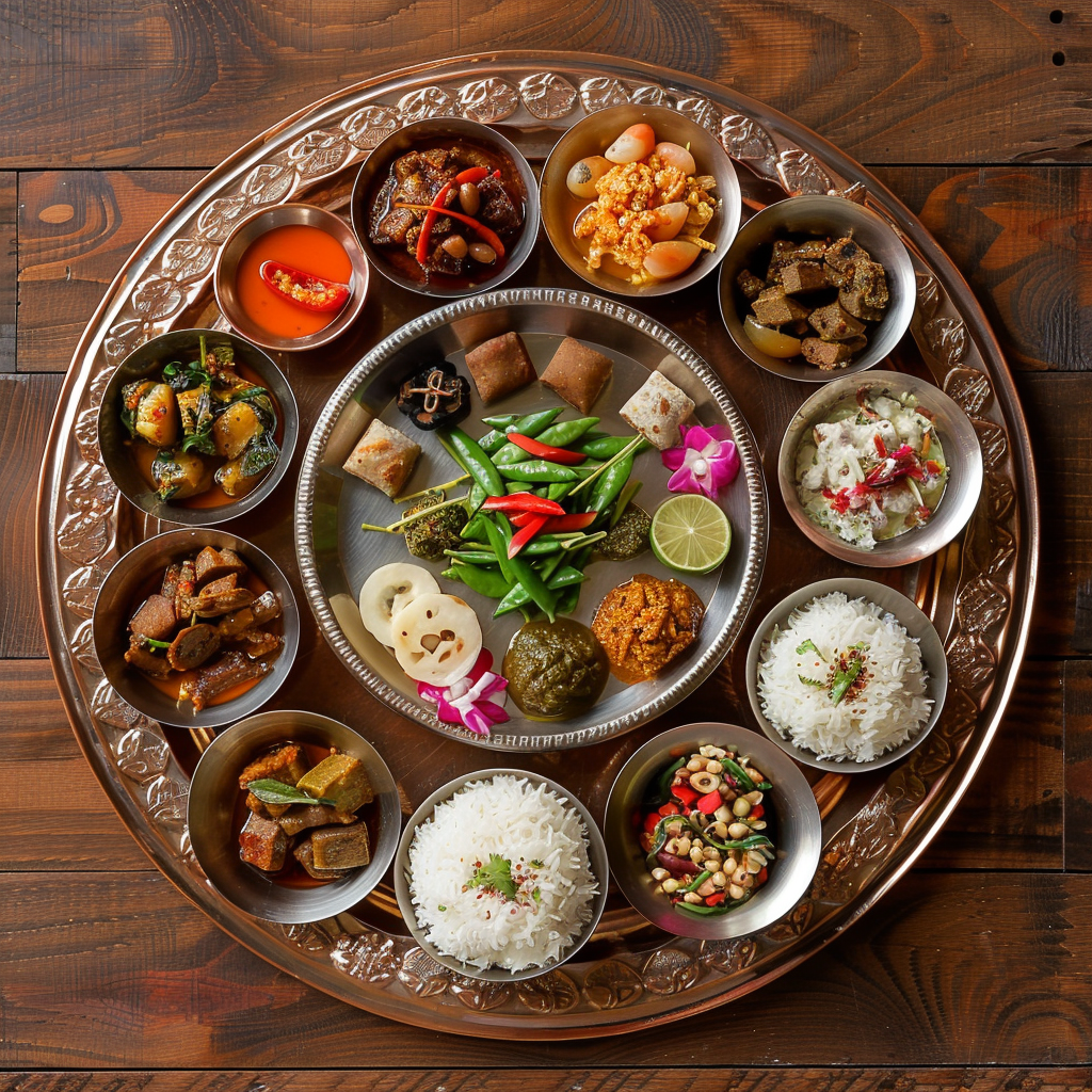 Newari thali set