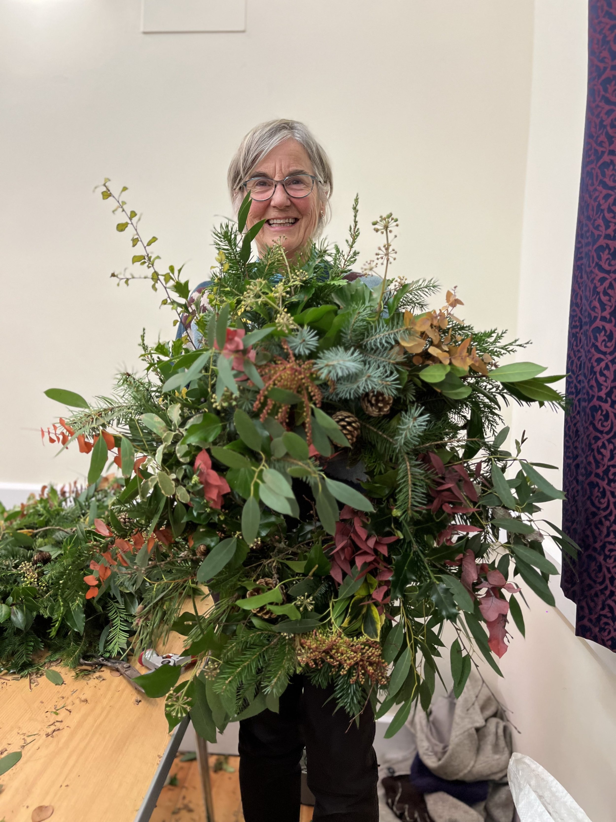 The 'GO LARGE' Exmoor Wreath Making and Wine Tasting Evening - 9th December