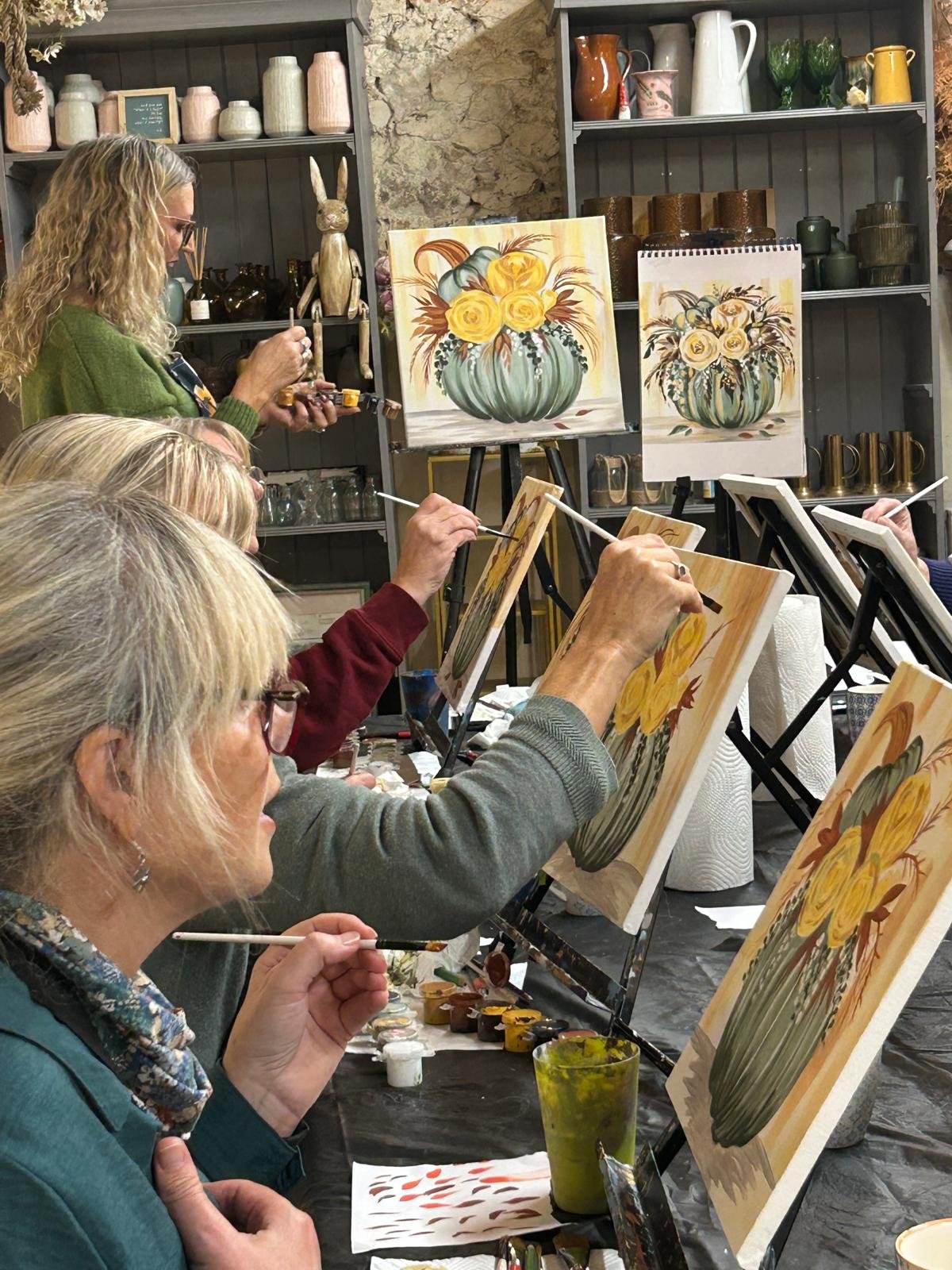 Flower Painting Evening with Artist, Karen Huwen