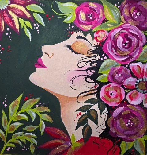 Flower Painting Evening with Artist, Karen Huwen