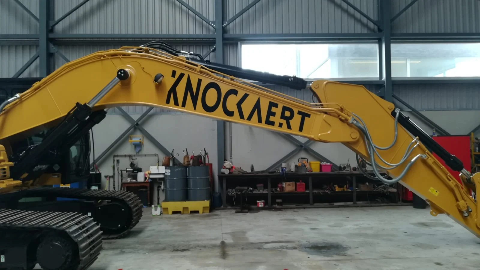 Belettering Caterpillar graafmachine