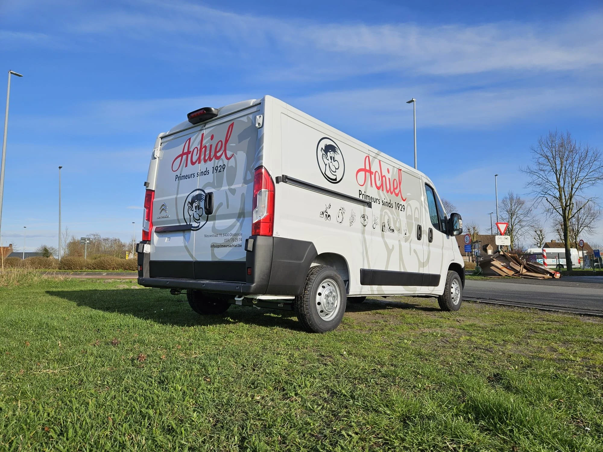 Belettering Citroën Jumper Achiel