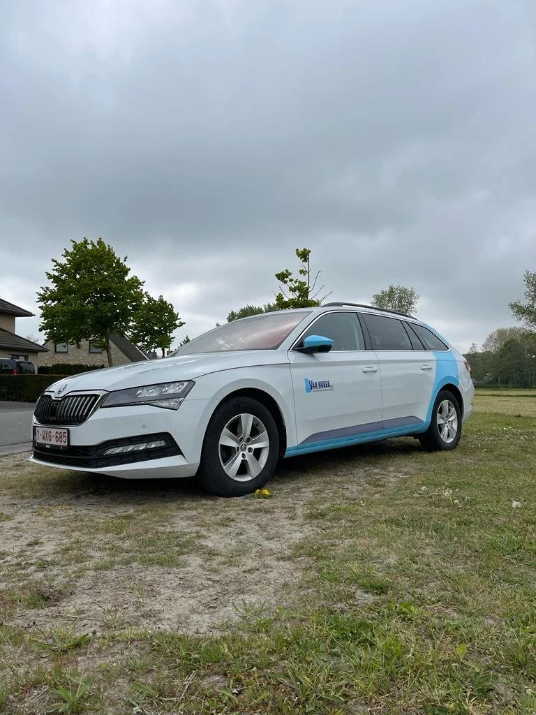 Belettering Skoda Suberb Van Huele