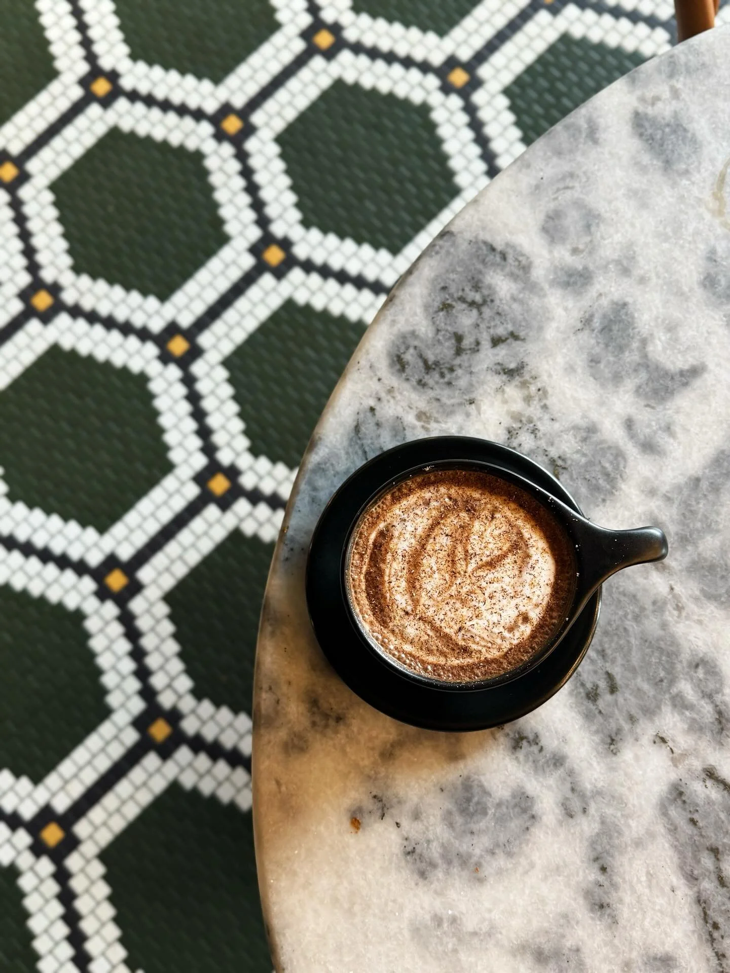 Good morning friends! Come warm up on this chilly morning with a new seasonal special - Spiced Mocha! ☕️