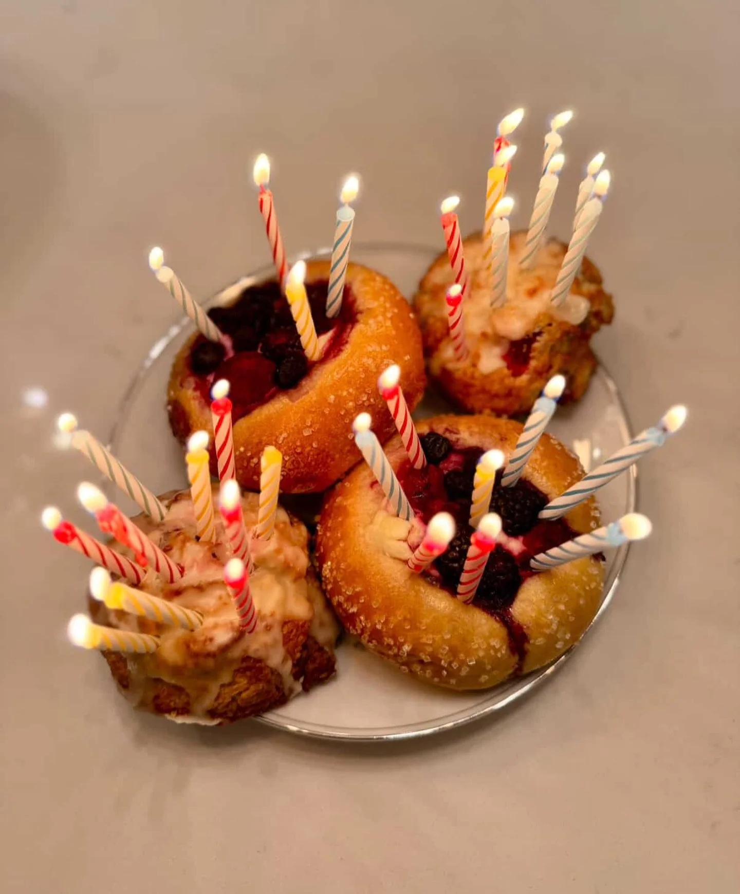 Who needs birthday cake when you can have birthday kolache instead?! 🪩✨
We feel like celebrating because the snow is clearing up and we get to see our customers again! Come by and see us, we&rsquo;ve got all the treats you&rsquo;ve been missing!