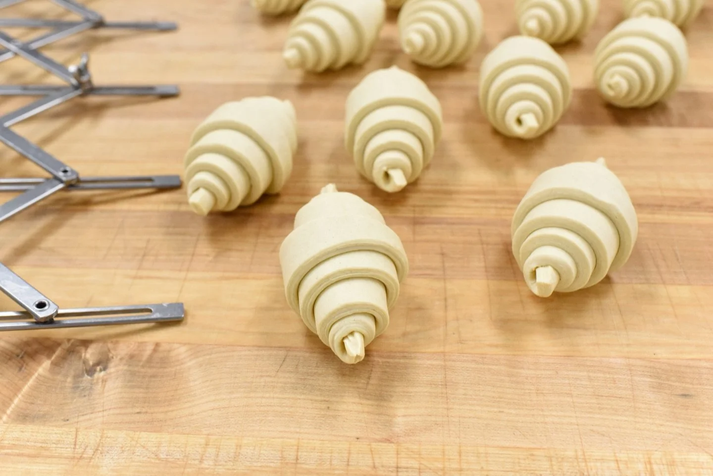 What our Tuesday looks like so your Wednesday can be filled with flaky, warm, fresh out the oven croissants 🥐