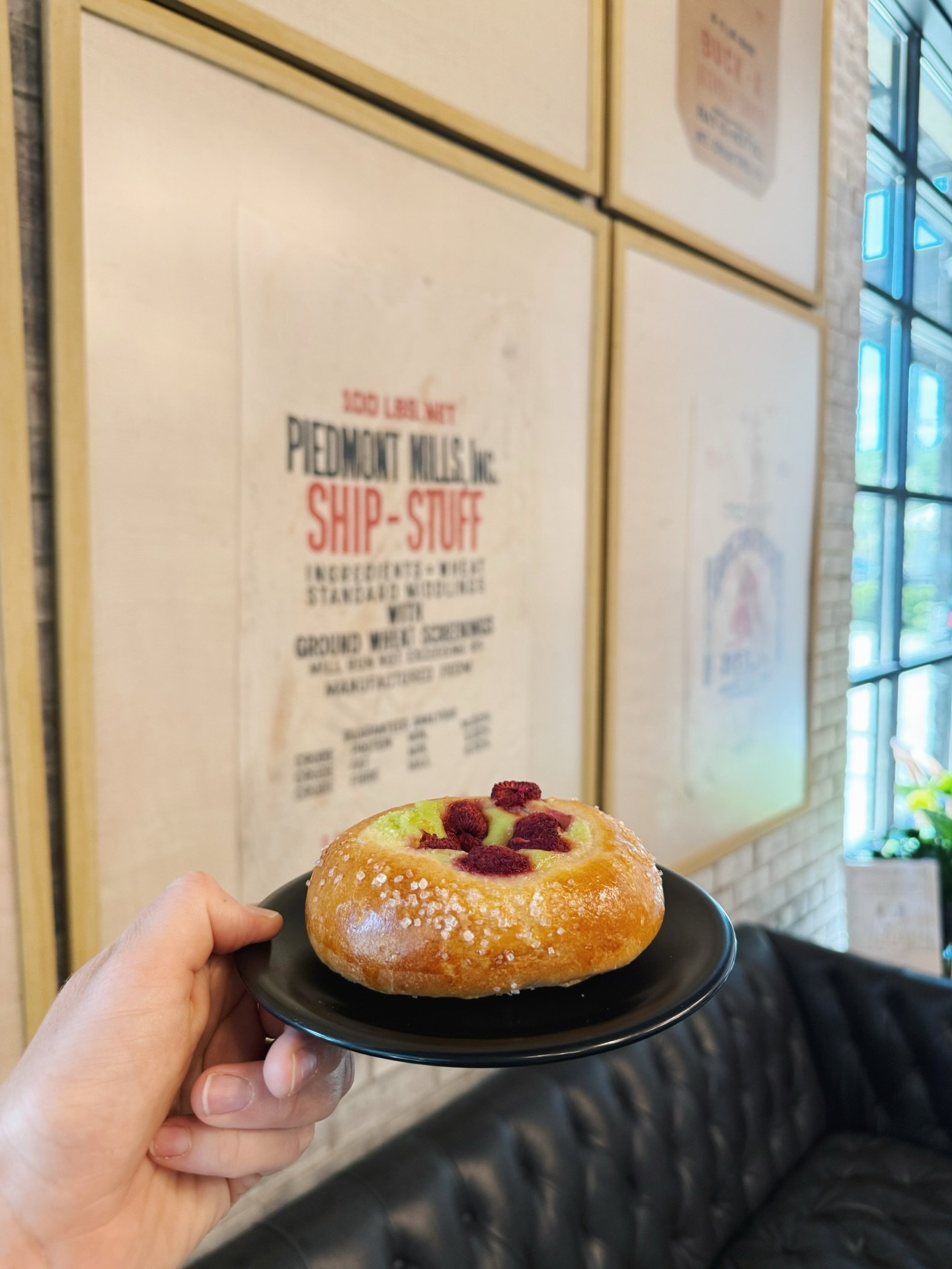 Raspberry lime kolache - the kind of pastry that feels like sunshine with your morning coffee 🍋&zwj;🟩