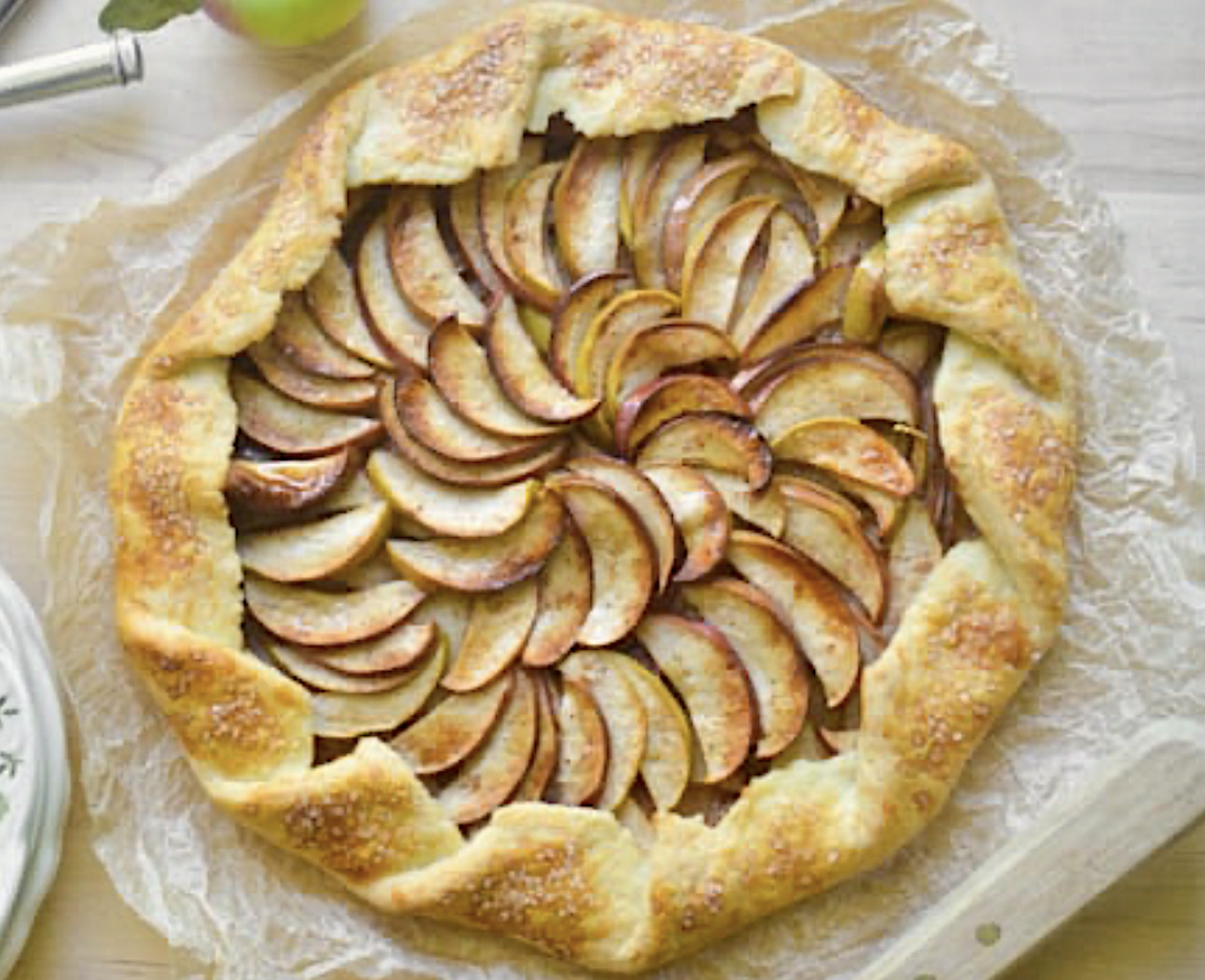 Autumn Apple Galette Baking