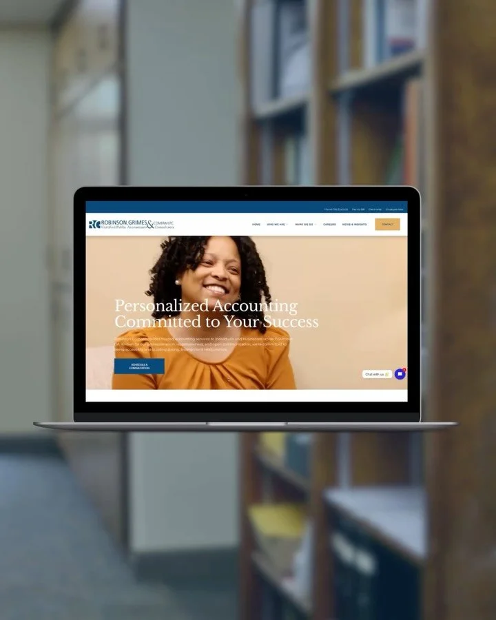 Website launch for Robinson Grimes &amp; Company! ✔️

We had the pleasure of bringing their website to life with a clean, modern design that reflects the professionalism they bring to individuals and businesses across Columbus, GA. From trusted accou