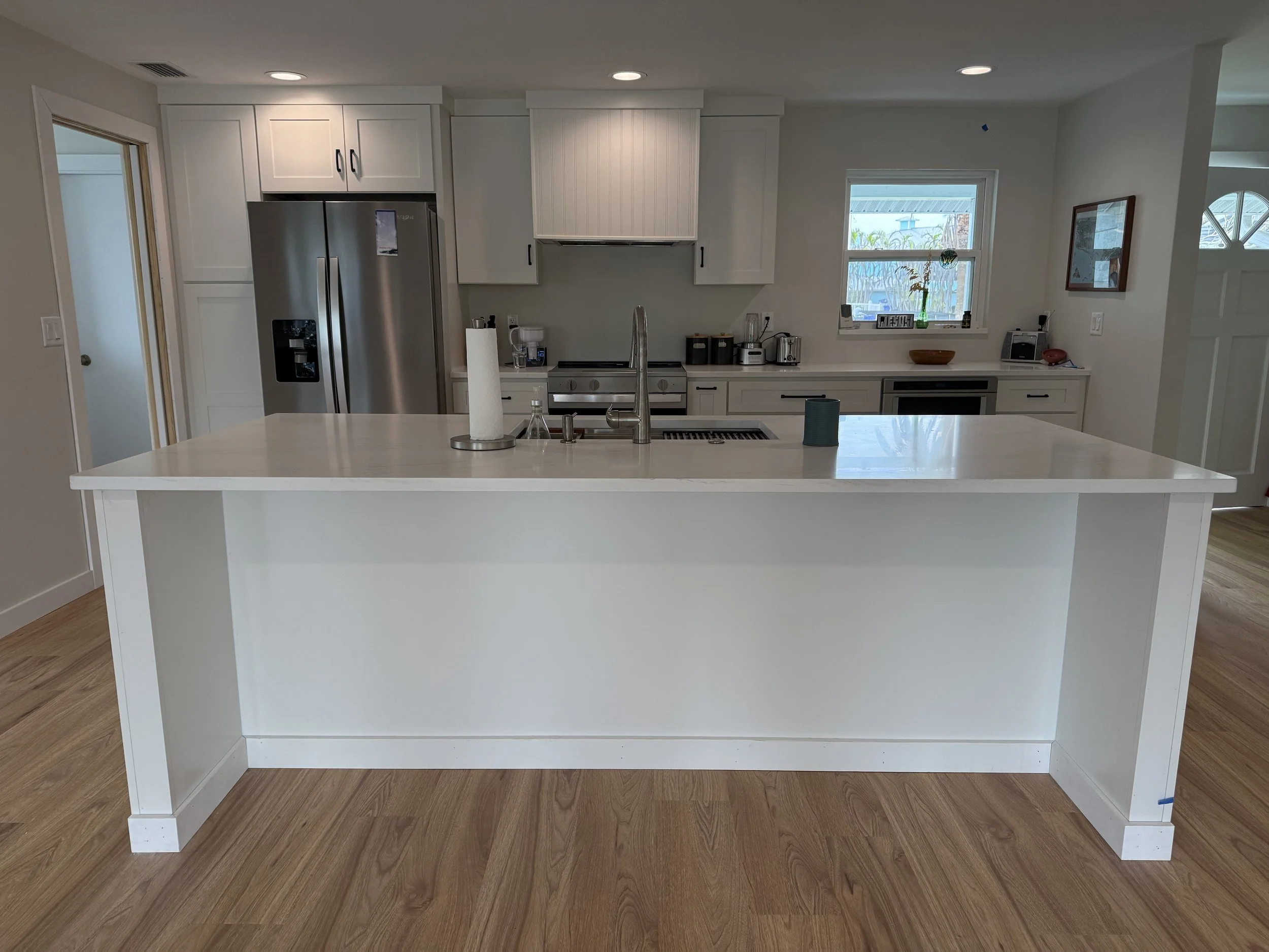 Modern Transitional Kitchen Remodel by Stonewater Construction project photo