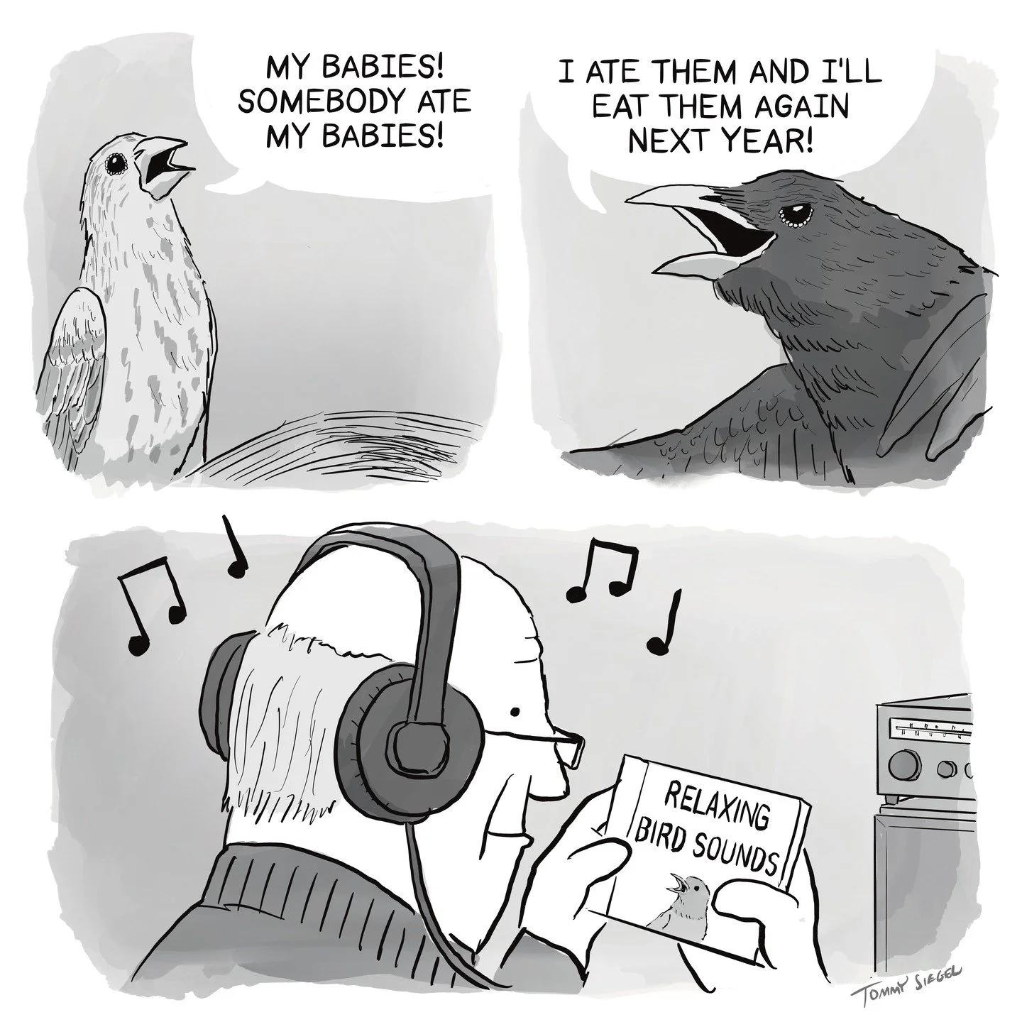 🎶 Tuning into #nature reminds us that it's anything but boring! (To be fair, it says &quot;relaxing bird sounds&quot;, not &quot;relaxed bird sounds&quot;.)