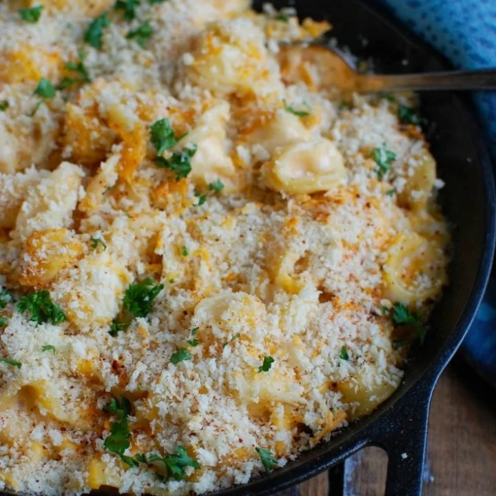 Macaroni and Cheese with Breadcrumbs - Chef Alexis Aquino