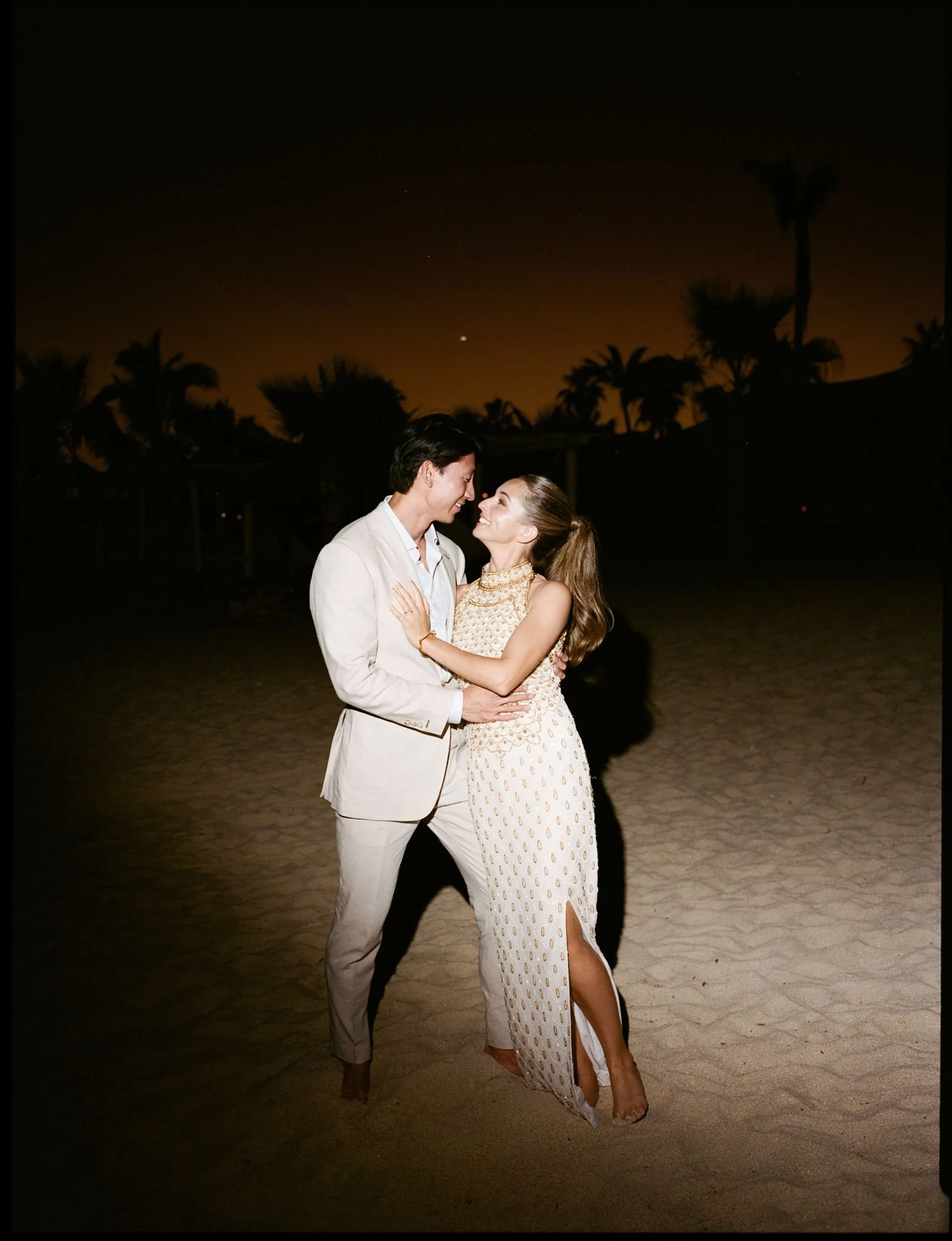 Off camera flash with film