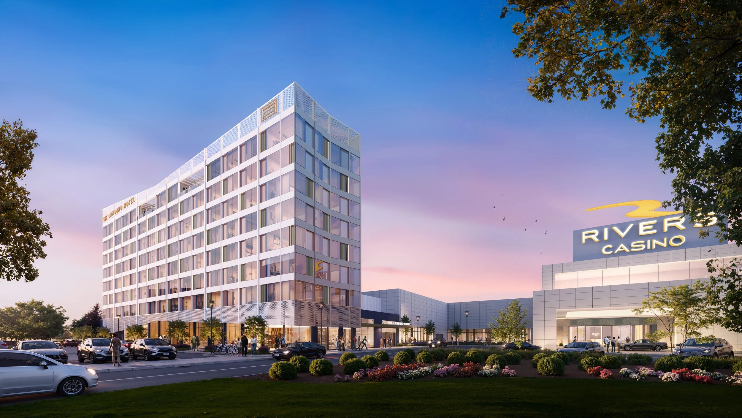 RUSH STREET GAMING AND RIVERS CASINO PORTSMOUTH SELECT S.B. BALLARD CONSTRUCTION COMPANY AS GENERAL CONTRACTOR FOR NEW HOTEL