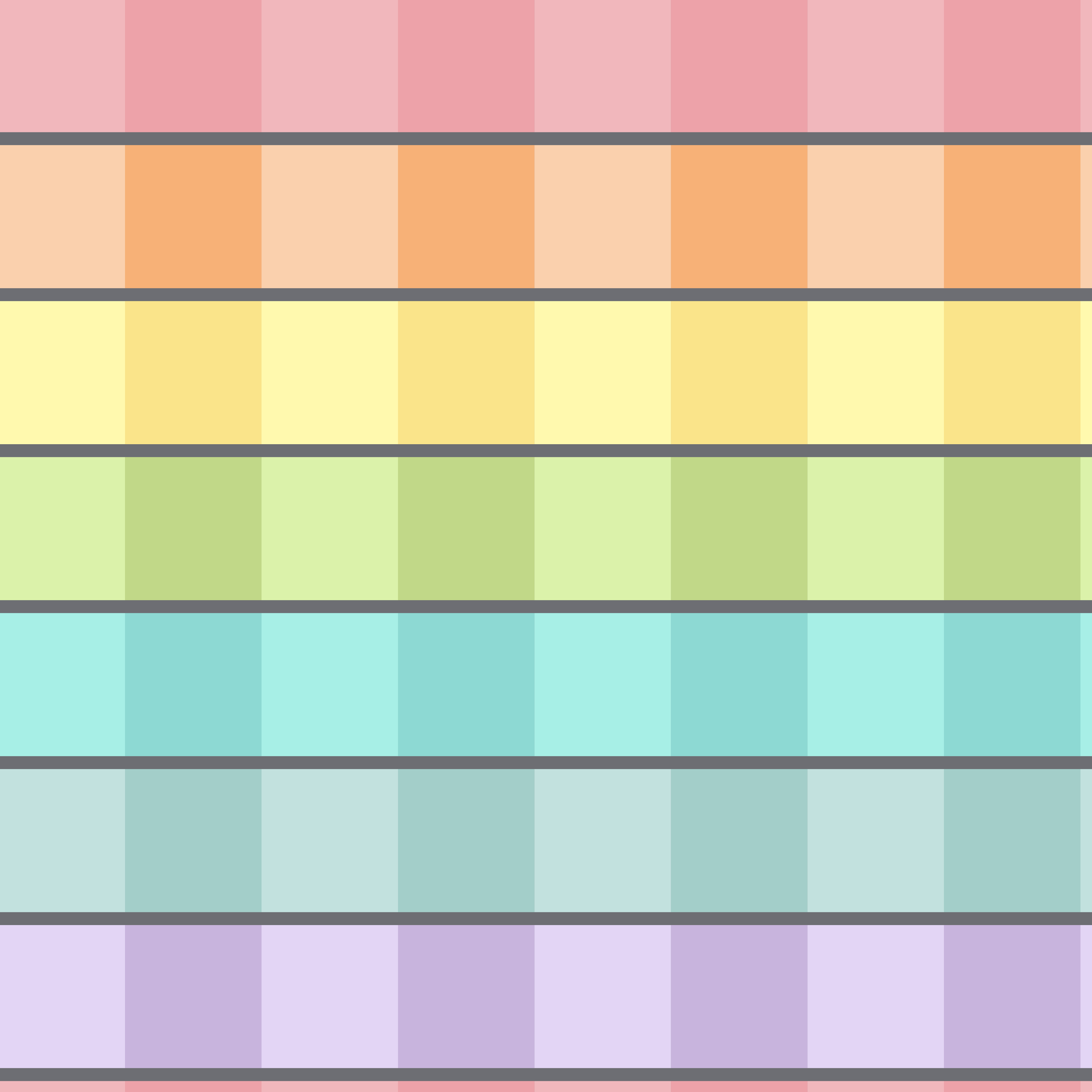 Rainbow Coastal Square Stripes on Dark Silver 6d6e73.png