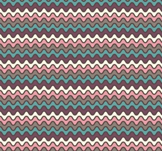 Groovy Zig Zag Colorful stripes