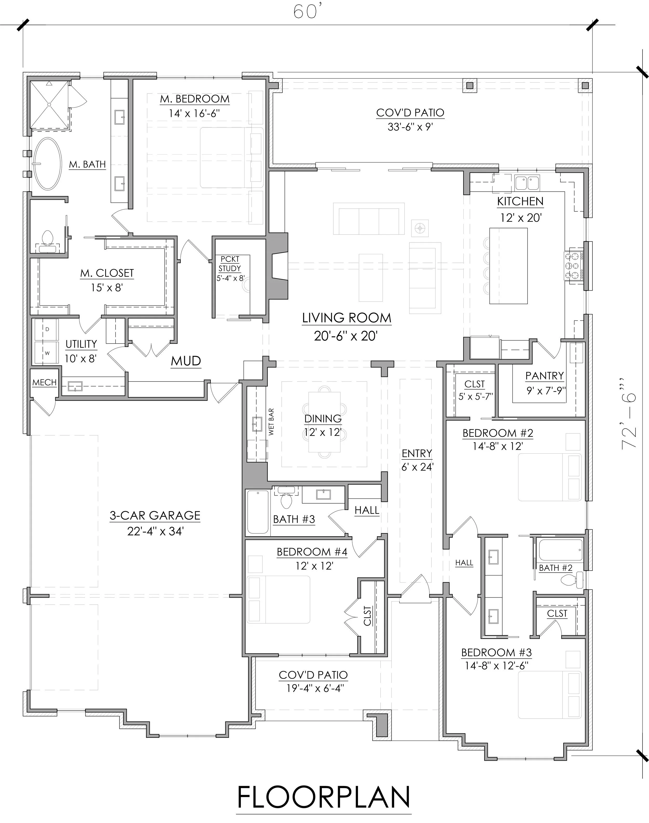 Modern Tudor- Custom Home Design in Edmond, Oklahoma