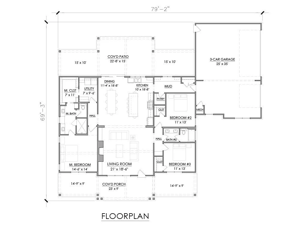 Modern Farmhouse Design | Custom Home Design in Tulsa, Oklahoma