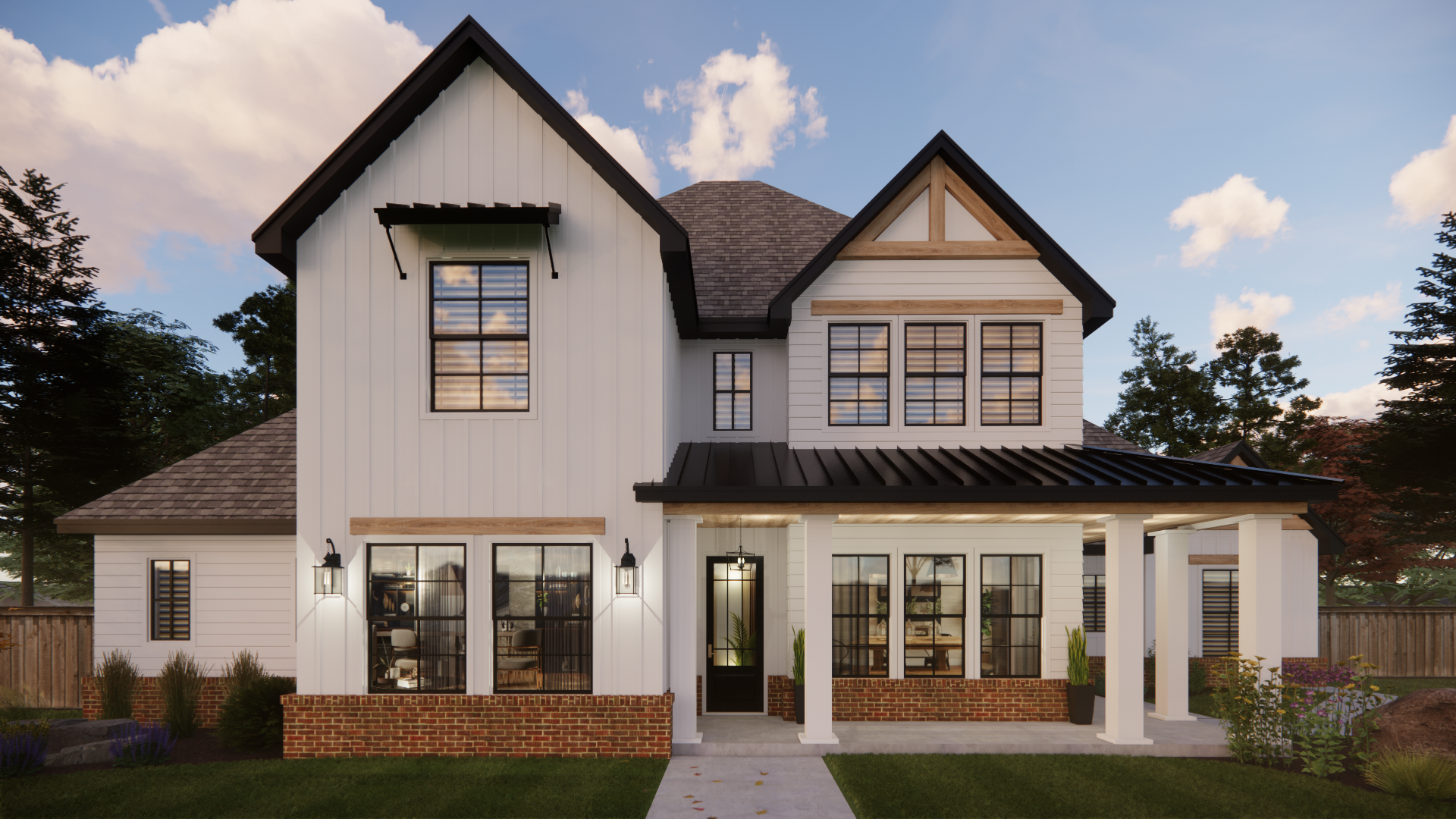 Custom Modern Farmhouse Design in Norman, Oklahoma