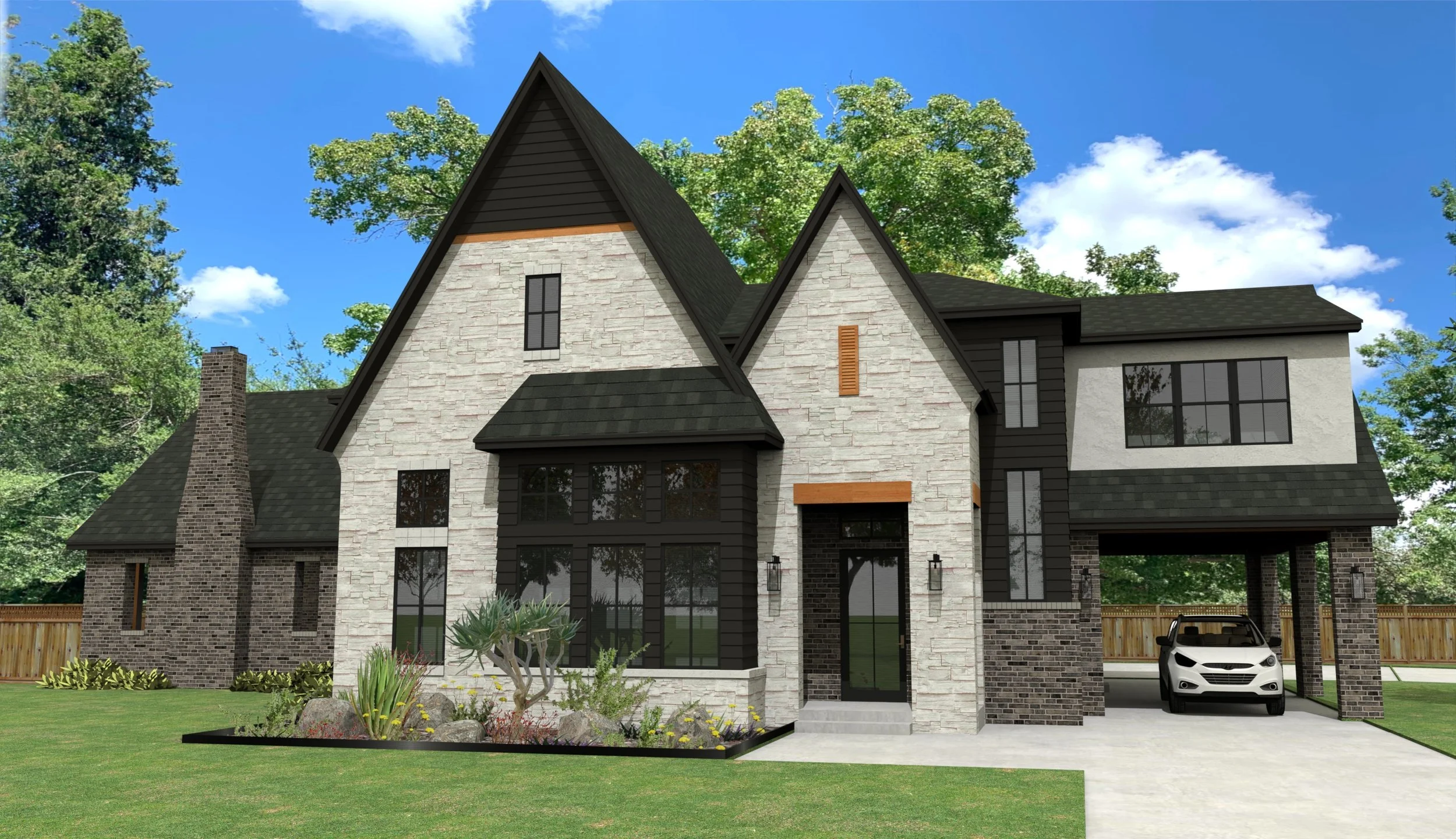 5 of Our Favorite Home Design Plans For Corner Lots — Creative Home Designs