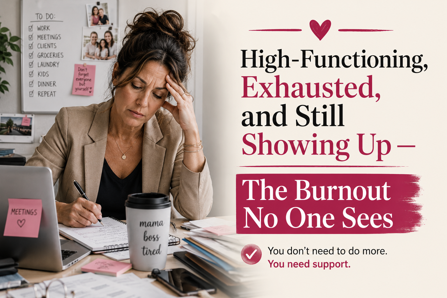 High-Functioning, Exhausted, and Still Showing Up — The Burnout No One Sees
