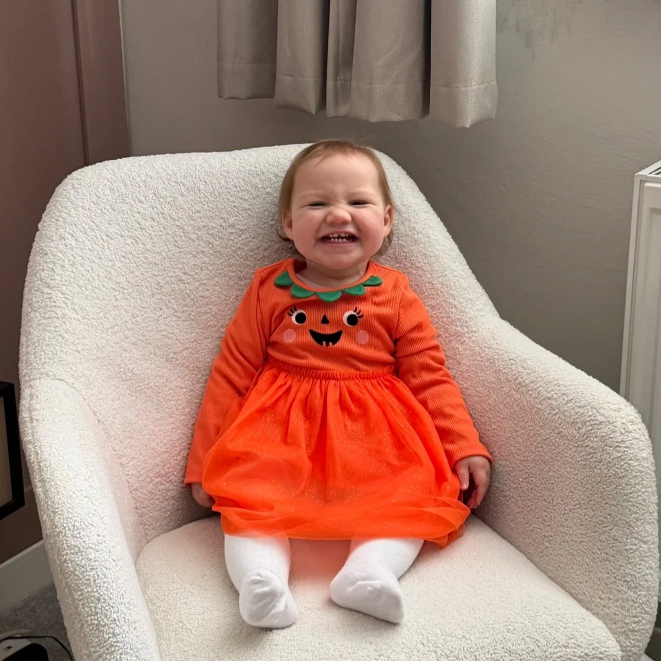 Happy Halloween from our little pumpkin🎃
