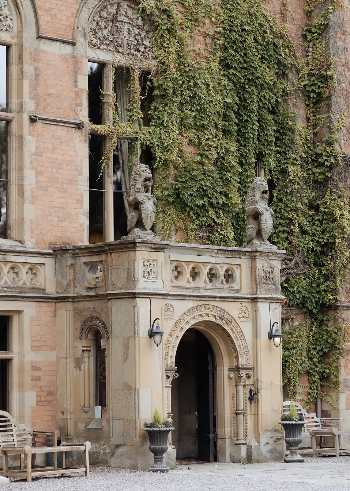Soughton Hall Entrance | Historic Manor House Wedding Venue