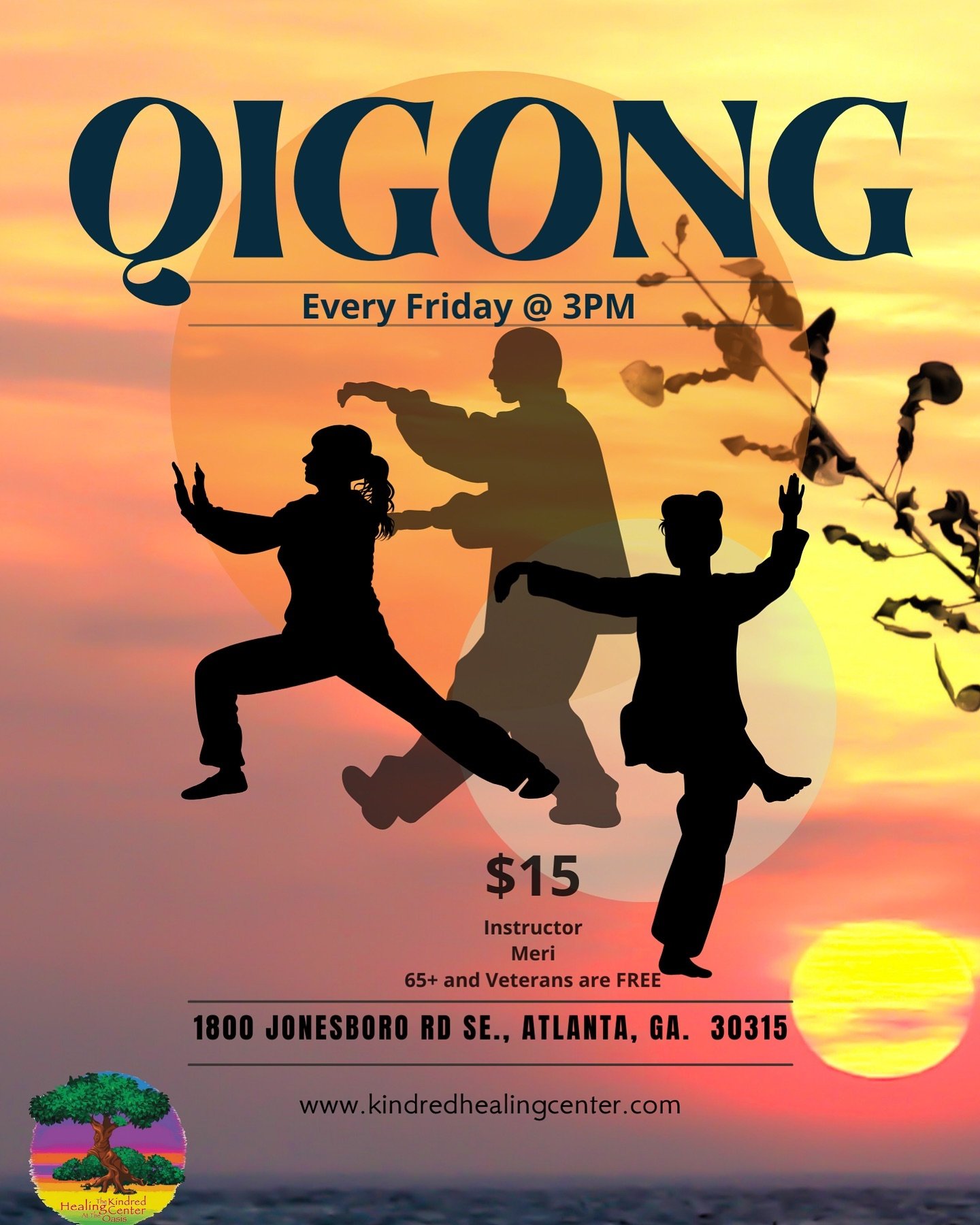 Qigong w/ Sensei Meri
EVERY FRIDAY at 3 pm

Inside of pHrequency ATL 

Release and elevate through targeted gentle movement.
 
Only $15

FREE for ages 65+ and Veterans
(must show valid government-issued ID)

Register via link in bio.

#qigong