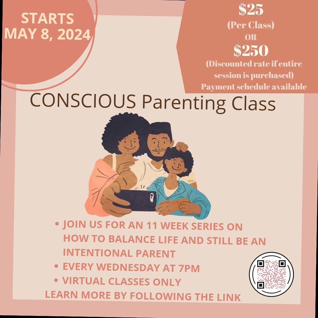 Conscious Parenting 
EVERY WEDNESDAY at 7pm
11 Week Course starting May 8th
Parents can often times feel alone and unsupported on any given day. Being a parent is HARD. While it is hard there is a natural willingness to do our very best at being a