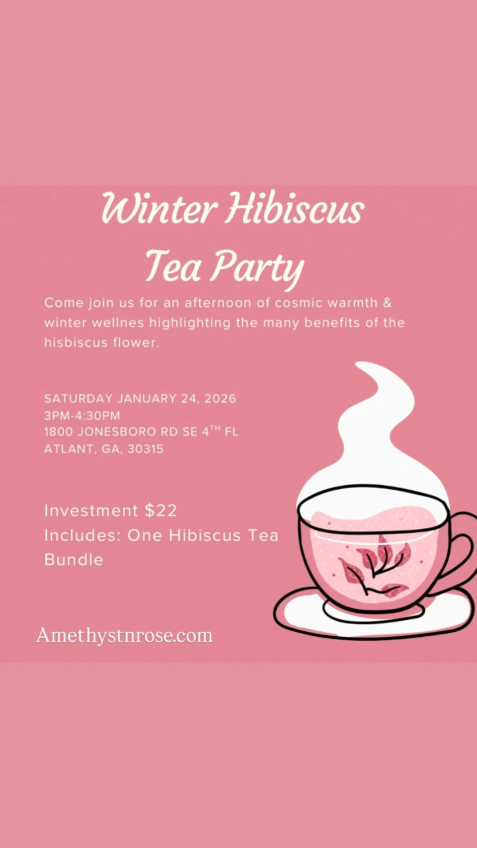 Winter Hisbiscus Tea Party